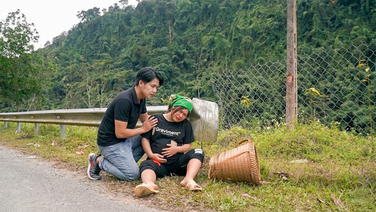 Single Pregnant Mother's Terrifying Day: Caught Fish, Collapsed, Rescued by a Stranger