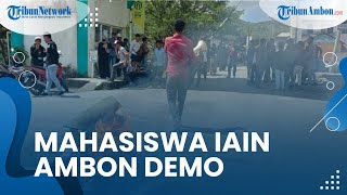 Mahasiswa IAIN Ambon Demo Tolak Pindah Gedung Kuliah