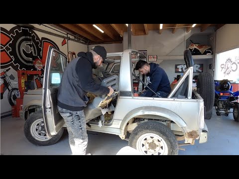 NOUVELLE VIE POUR LE SUZUKI SAMURAI - ON LE SAUVE DE L'ABANDON