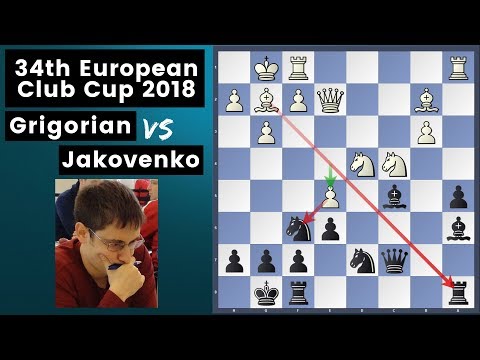 Blunders are Monsters Waiting in the Dark - Grigorian vs Jakovenko| European Club Cup 2018 Rd 3