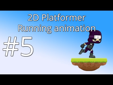 5. Unity 5 tutorial for beginners: 2D Platformer - Running animation