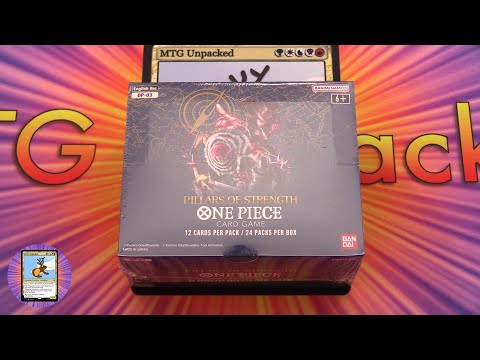 One Piece Pillars of Strength Booster Box Opening!