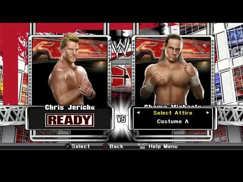 WWE SMACKDOWN VS RAW 2009: CHRIS JERICHO VS SHAWN MICHAELS #WWE #GAMEPLAY #PS3