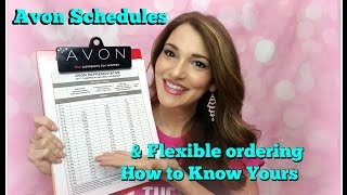 Avon Understanding Selling Schedules