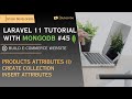 45 Laravel 11 MongoDB Tutorial Products Attributes I Create Collection Insert Attributes