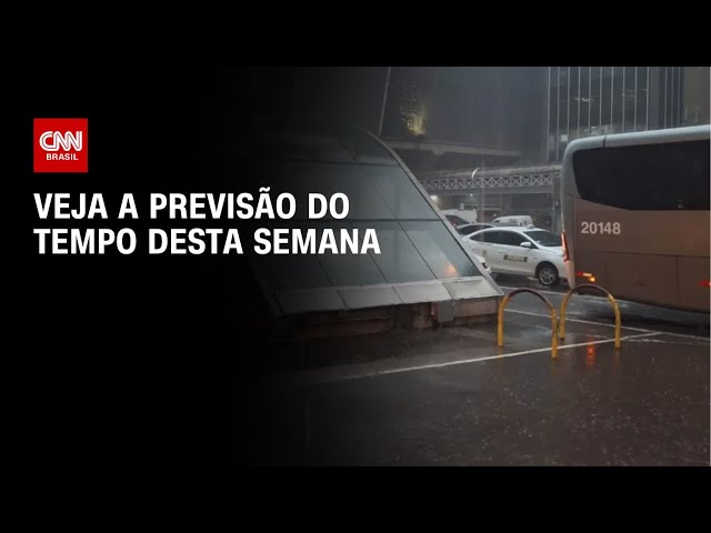 Chuva e nova frente fria: País terá tempo instável nesta semana | CNN NOVO DIA