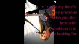 Avril Lavigne - Tomorrow you didn&#39;t (lyrics)