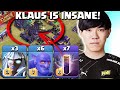 Klaus RISKS WAR on experimental TITAN BOBAT attack! This is WILD! Clash of Clans