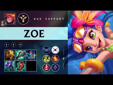 Zoe Support vs Pantheon - KR Diamond Patch 25.23