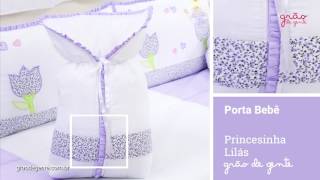 Porta Bebê Princesinha Lilás | Ref: 62652
