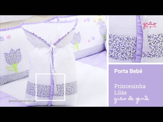 Porta Bebê Princesinha Lilás | Ref: 62652