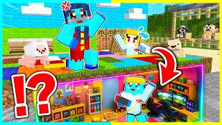 保育園の先生にバレずに地下でゲームとお菓子食べまくるマイクラ【まいくら / マインクラフト】