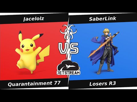 Quarantainment 77 Losers R3 - Jacelolz (Pikachu) Vs SaberLink (Byleth) - SSBU