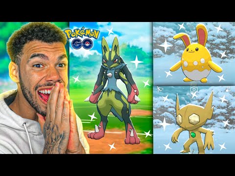 LUCARIO SHINY NO COMANDO DO TRIO DOURADO - POKEMON GO | Cris |