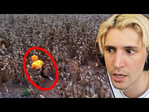 11 Scariest Things Caught By Drones | xQc Reacts