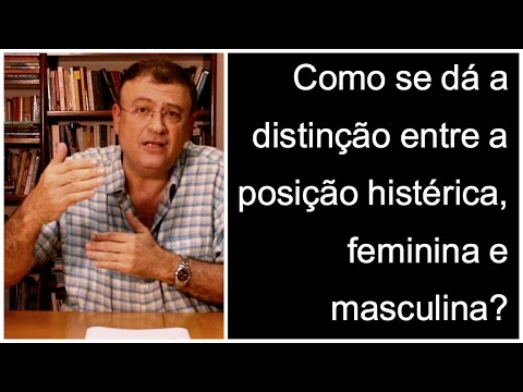 Distinção entre a posição histérica, feminina e masculina | Christian Dunker | Falando nIsso 37
