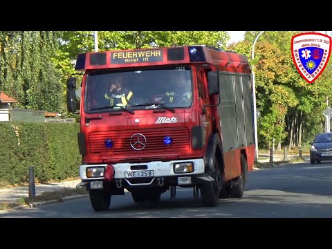 🚒 HLF 20/16 + DLA(K) 23/12 + Rüstwagen (a.D.) Berufsfeuerwehr Weimar