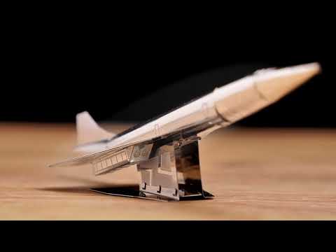 Коллекционная модель-конструктор Metal Time Supersonic Legend Concorde Airplane Самолет Конкорд (MT078)