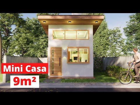 Tiny House 3x3Meters (9m²) | Mini Casa | Planos de Casa