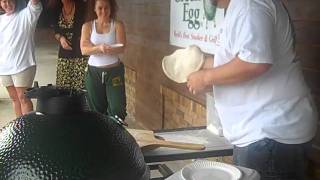 Big Green Egg Pizza at Wassi's Meat Market