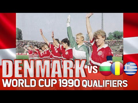 Denmark World Cup 1990 Qualification All Matches Highlights | Road to Italy