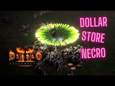 The Ultimate Budget Poison Necromancer In Diablo 2 Resurrected / D2R