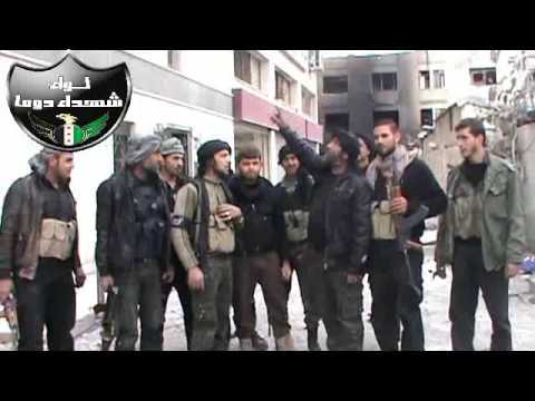 بيان إعلان السيطرة على عدد من الأبنية قرب كراج البولمان في حي القابون في مدينة دمشق من قبل لواء شهداء دوما