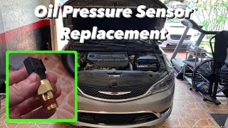 How to Oil Pressure Sensor Replacement Chrysler 200 2.4L DIY