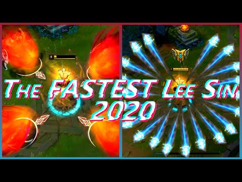 THE FASTEST LEE SIN CLIP SO FAR 2020June - DON'T BLINK - CHINESE LEE SIN MONTAGE - League of Legends