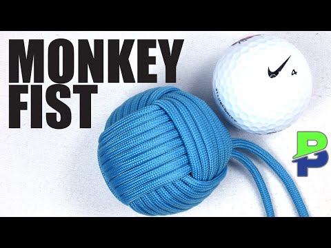 Bastelanleitung für eine Golfball-Paracord-Affenfaust – BoredParacord.com