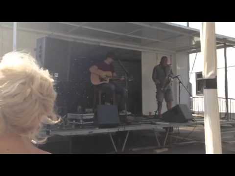 Blues Boy Dan Owen and Alisdair Grant MacKenzie at Audlem Beer Festival