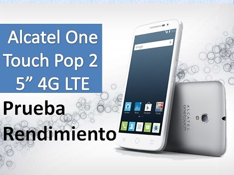 Alcatel One Touch Pop 2 5" Prueba de Rendimiento Benchmark 21014  Puntos