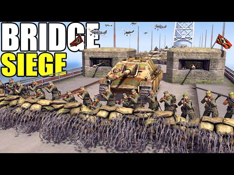 Full-Scale US Army Siege of Largest WW2 BRIDGE DEFENSE... - gates of Hell