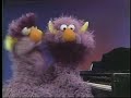 Classic Sesame Street Two Headed Monsters Playing Chopsticks Full Version HQ 1979