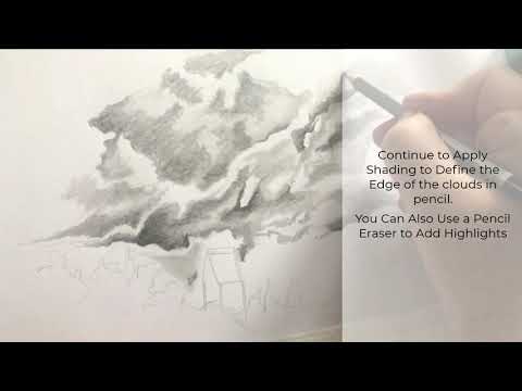 How To Draw Storm Clouds With A Pencil