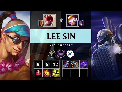 Lee Sin Support vs Blitzcrank - KR Master Patch 25.18