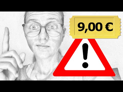 Hartz IV Tutorial 53 -Vorsicht mit dem 9-Euro-Ticket! (Eltern aufgepasst!)