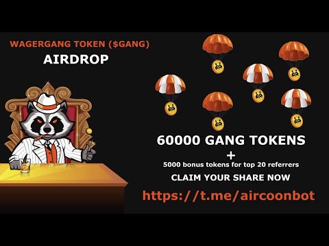 НОВЫЙ ЗАРАБОТОК - РАЗДАЮТ ПУЛ 65,000 $GANG