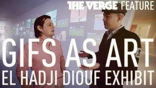 GIFs as art: We Tripped El Hadji Diouf exhibit at Museum of the Moving Image