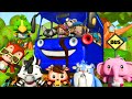 Wheels On The Bus Blue Wheels On The Bus Kindergarten Songs For Kids By Little Treehouse