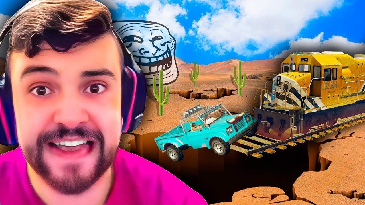 CARRERA TROLL!! ME CAIGO A UN AGUJERO INFINITO! - GTA 5 ONLINE