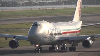 [飛機]Cargolux B747-400F LX-KCV Take Off KANSAI KIX/RJBB 24L 2012-SEP