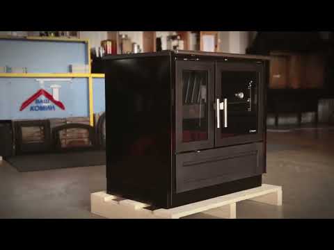 Liatinový sporák Plamen 910 Glas