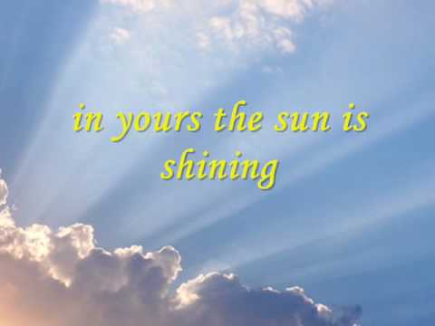 YOUR WORLD AND MY WORLD - Albert Hammond