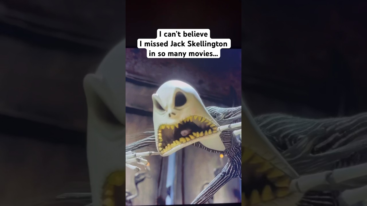 Did you spot him?! 🤯🤯🤯 #nightmarebeforechristmas #timburton #halloween #shorts