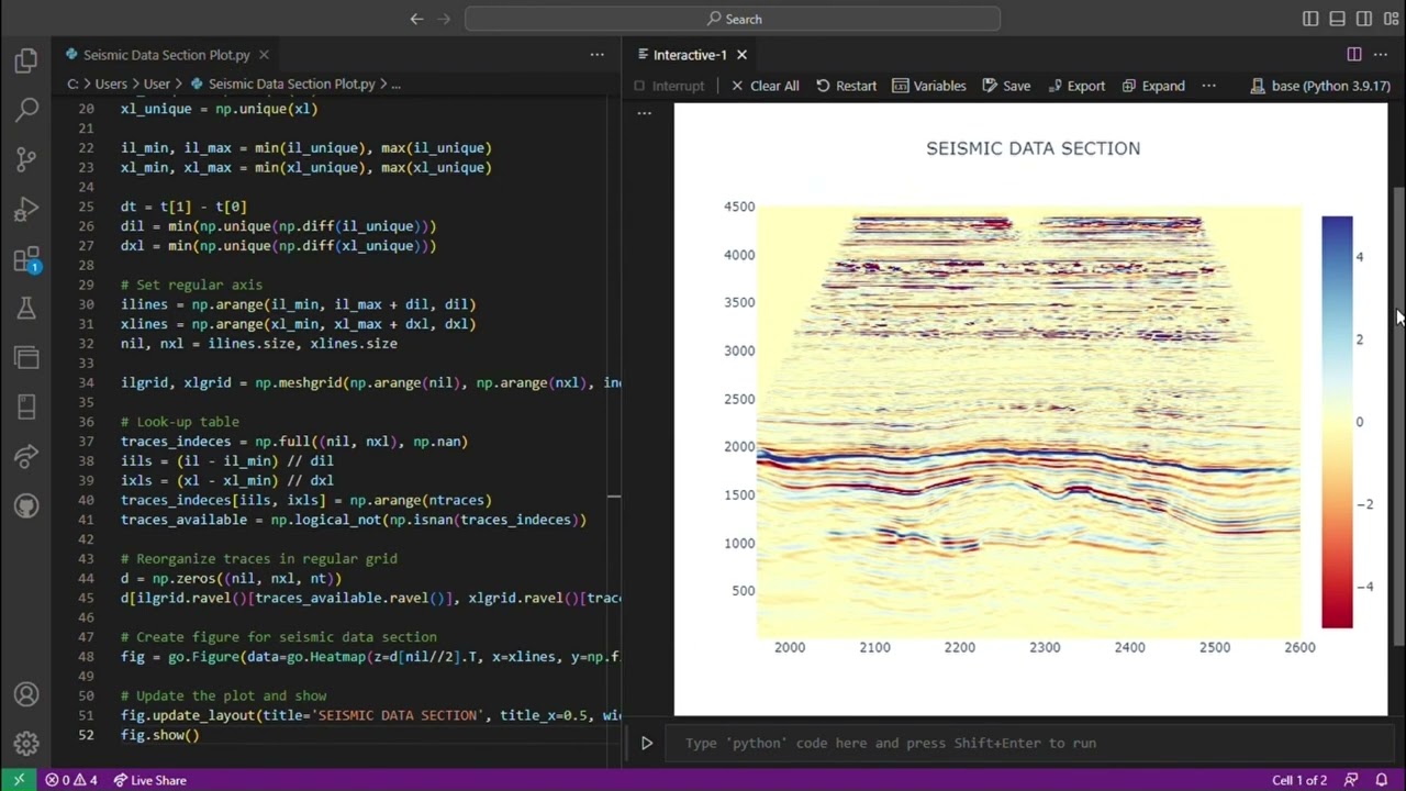 Seismic Data Section
