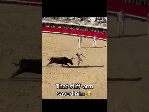 This Stiff Arm Saved His LIFE 😭🙏