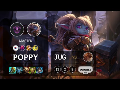 Poppy Jungle vs Taliyah - KR Master Patch 11.3