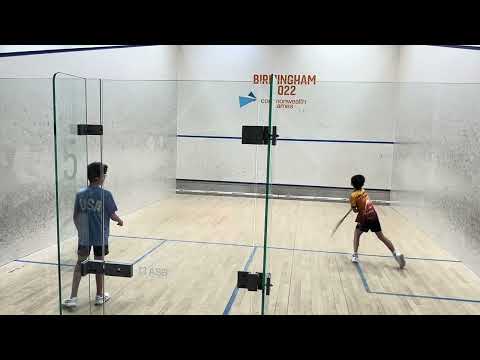 BRITISH JUNIOR OPEN 2026 BU13 - Fayedh (3) vs (0) Anderson USA