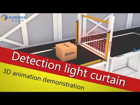 Measuring Light Curtain for Dimension Detection & Piece Counting on a Line